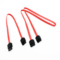 Cable plano corto personalizado, Sata de 7 pines para disco duro Serial ATA, Cable paralelo doble, Cable de alimentación Sata HDD