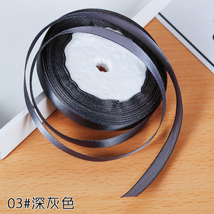 ริบบิ้นตกแต่งทำจากผ้าซาติน1ซม. สำหรับกล่องของขวัญโบว์สำหรับวันหยุดขายส่งพิเศษ - Product Image 4