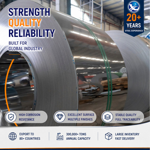 Factory Price 430 304 2.0mm x 1250mm Cold <b>Rolled</b> JIS G4305 Stainless Steel Coil for Textile Machinery - Product Image 1