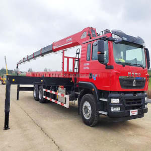 Camion à <span class=keywords><strong>benne</strong></span> basculante HOWO TX 6x4 10T avec <span class=keywords><strong>grue</strong></span>, <span class=keywords><strong>grue</strong></span> montée sur camion 12T, <span class=keywords><strong>grue</strong></span> à flèche droite montée sur camion 14T - Product Image 5