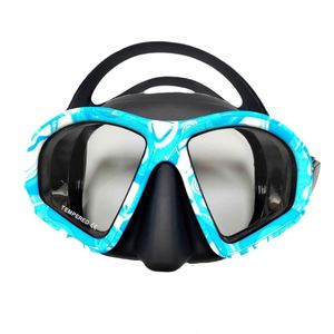 HD Anti-Fog Silicone <b>Waterproof</b> Diving Mask & Snorkeling Goggles with UV Protection Large Frame for Adults Men Women Swimming - Product Image 5