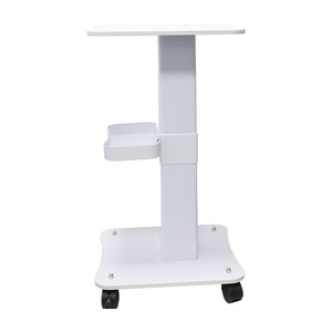 Stainless Steel <b>4</b>-<b>Wheel</b> Heavy Duty Salon <b>Trolley</b> Eco-Friendly Beauty Cart for Salon Home Office Use - Product Image 6