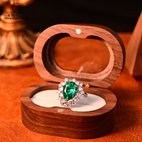 Bague Halo en Cuivre Plaqué Or Blanc avec Zircon en Verre K9, Coupe Poire Verte, Bijou Tendance pour Femme, Idéal Soirées