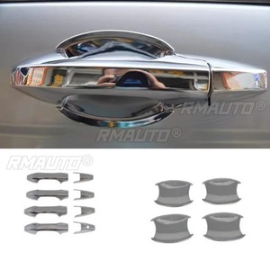 Pour Honda CRV 2007-2011 : Kit de protection de rétroviseurs latéraux, cache de feux antibrouillard, garnitures de poignées de porte et habillages de poignées de portière. - Product Image 2