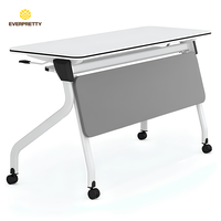 Fournisseur OEM de mobilier scolaire : Table de formation pliable pour bureau, salle de réunion et activités de discussion, modulable