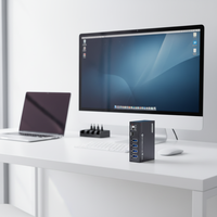 Sipolar A-4U32M1 Grosir Mini Smart Desktop USB 3.2 Metal Hub Splitter 10Gbps Adapter untuk PC/Laptop Tersedia
