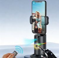 Trépied pour téléphone portable Q14 avec rotation à 360 degrés, reconnaissance gestuelle IA, stabilisateur de cardan pour batterie 1500 mAh V4.2