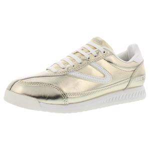 Zapatillas deportivas gruesas Tretorn Rawlins Metallic para mujer, color dorado - Product Image 1