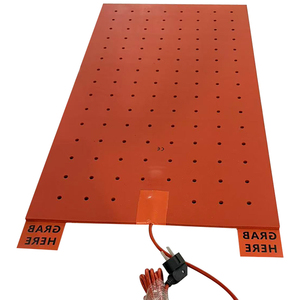 115V 230V 300W 500x900mm Flexible Silicone Rubber Dehumidification Heating Mat For <b>Floors</b> Drying - Product Image 3