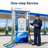 Distributeur de carburant Bluesky Brésil, pompe à essence pour station-service, Gasolinera Portatil, ATEX 5-55L/min, précision ±0,3%, CE FCC, vente en gros
