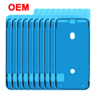 Autocollant d'étanchéité pour écran, cadre et bordure, adhésif anti-poussière remplaçable pour iPhone 7 8 X 11 12 13 Pro Max