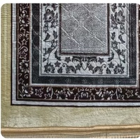 Tapis de prière musulman interactif de luxe en velours doux et épais, pliable, numérique, pour enfants, idéal pour la maison et les voyages, en polyester, pour Dubaï