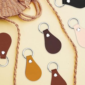 Laser Engraving Custom Logo <strong>Bulk</strong> Blanks PU Leather <strong>Key</strong> Fob Kit with Rivets and <strong>Key</strong> <strong>Rings</strong> for DIY Making Craft Keychain Gifts