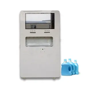 Wall mounted liquid soap dispenser Glass liquid distributor vending machine