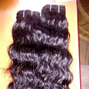 Extensions de cheveux naturels indiens Remy à double trame, pointes simplement tirées, texture douce et lisse, toutes couleurs compatibles, 100g - Product Image 1
