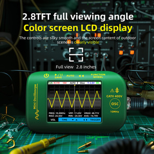 Mini oscilloscope portable numérique avec écran couleur de 2,8 pouces, 10 MHz - Product Image 1