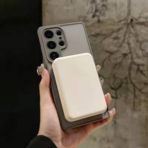 Custodia <span class=keywords><strong>per</strong></span> telefono magnetica opaca <span class=keywords><strong>per</strong></span> <span class=keywords><strong>Samsung</strong></span> <span class=keywords><strong>Galaxy</strong></span> S25 Ultra Edge S23 S24 Ultra FE Plus A55 56 <span class=keywords><strong>cover</strong></span> antiurto con supporto nascosto - Product Image 2