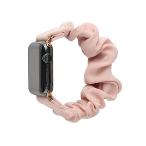 2024 luxe femmes caoutchouc élastique glace soie bracelets de montre pour IWatch série 7 <span class=keywords><strong>8</strong></span> 9 Chouchou bande <span class=keywords><strong>Bracelet</strong></span> pour <span class=keywords><strong>Apple</strong></span> <span class=keywords><strong>Watch</strong></span> 41MM 45MM - Product Image 1