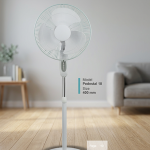 High Quality KIMATSU Pedestal 10 Electric Exhaust Fan Home Use Metal Construction 400mm Air Cooling Ceiling Installation Place - Product Image 3