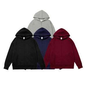 <span class=keywords><strong>Felpa</strong></span> <span class=keywords><strong>con</strong></span> cappuccio <span class=keywords><strong>con</strong></span> <span class=keywords><strong>cerniera</strong></span> a doppia Zip personalizzata <span class=keywords><strong>con</strong></span> cappuccio e chiusura lampo 350 400 420 450 Gsm alla rinfusa <span class=keywords><strong>marrone</strong></span> 100% in cotone pesante Full Zip da uomo - Product Image 6