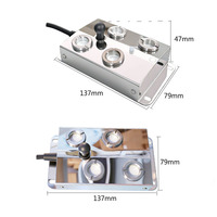 Kefei Atomiseur ultrasonique électrique extérieur à 4 têtes, brumisateur avec capteur d'humidité, modèle KF04T45-2B avec 1 an de garantie