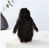 Pingouin réaliste en silicone avec poils implantés à la main, style Reborn, jouet de collection animal simulé