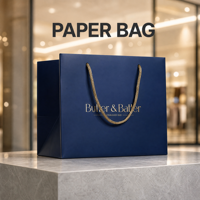 Sac en papier écologique personnalisé avec logo estampé à chaud et gaufré, sac de luxe pour le shopping, emballage cadeau boutique avec anse torsadée et rabat de transport
