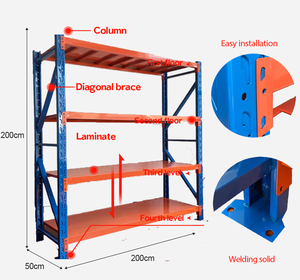 Knock down structure light / medium / heavy duty adjustable height wire rack pallet rack metal shelf storage rack shelves