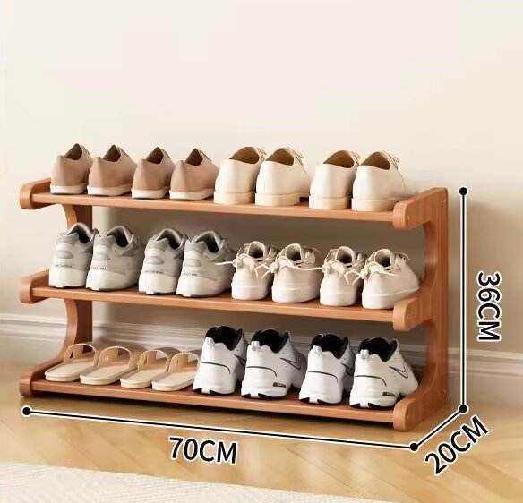 3 layers 70 long [can put 8 pairs of shoes]]