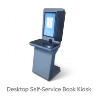 Kioscos de Autopago para Bibliotecas HAUMR con Pantalla Táctil Capacitiva de 21.5 Pulgadas, Máquina de Circulación de Libros Rápida para Salas de Lectura y Museos