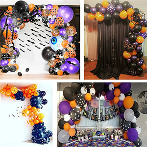 Halloween Spider Web Boo Foil Banner <b>Balloons</b> Black Orange Purple <b>Balloons</b> Halloween Party <b>Decorations</b> - Product Image 3