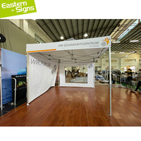 Tente d'exposition commerciale Auvent pop-up extérieur efficace en aluminium 3x3 Toldo Aara pour la promotion de la marque Utilisation de l'événement Impression de logo personnalisée