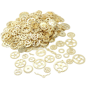 Pièces de montre-bracelet steampunk vintage, engrenages, roues, steampunk, beaucoup de pièces, fabrication de bijoux DIY, accessoires, 12-40 mm - Product Image 5