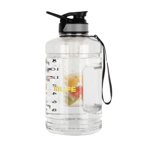 BPA miễn phí 2.2L rộng miệng gallon nước <span class=keywords><strong>Jug</strong></span> với motivational thời gian đánh dấu cho cắm trại và trái cây truyền - Product Image 2