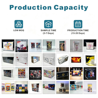 Boîte de collection ultra-premium en acrylique personnalisée avec protection UV pour TCG 30th Celebration, boîte de présentation en acrylique pour collectionneur UPC