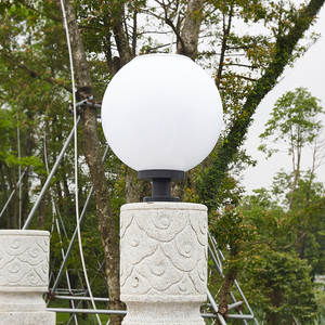 IP65ความสว่างสูงกันน้ำผ่านการรับรอง CE 360มุมลำแสงพลังงานแสงอาทิตย์โคมไฟเสาสนามหญ้าเซ็นเซอร์การเคลื่อนไหว10ชั่วโมงไฟสวน - Product Image 2