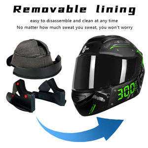 Rts Retro Nieuwe Full Face Motorhelm Monster Abs Veilige Structuur Casque Moto Capacete Rapid Street Racing Helm - Product Image 4