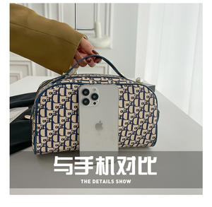 Mode main cosmétique sac grande capacité cosmétique stockage sac à main pratique sac de lavage dames sac cosmétique pour les femmes - Product Image 4