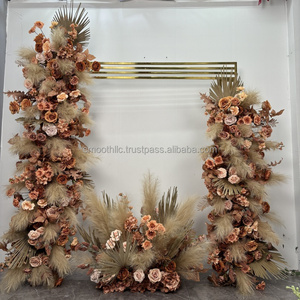 Décoration de scène pour événements de mariage, chemin de fleurs pour allée de champagne - Product Image 4