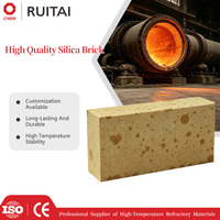 Brique de silice haute densité de qualité supérieure Ruitai, brique réfractaire haute température à prix avantageux