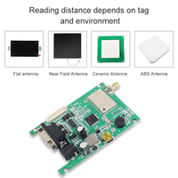Módulo RFID UHF ISO18000-6C 860-960Mhz, Módulo Lector con Salida Wiegand USB, Interfaz RS232 RS485, Módulo Lector RFID UHF
