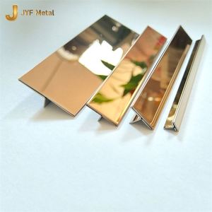 LL351 High Quality Free Sample 304 Stainless Steel T Shape <b>Tile</b> Edge Trim Modern Design Metal Corner for <b>Tiles</b> - Product Image 5