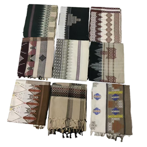 Saudi Arabia <b>Men</b> Autumn Embroidered Acrylic Shemagh Omani Masar Prayer Keffiyeh <b>Bandana</b> Scarf Shawl Muslim Apron 540g/pieces - Product Image 1