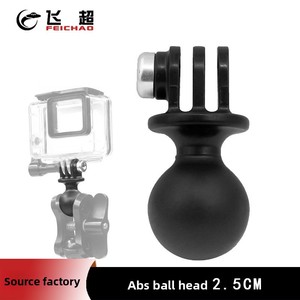 Soporte de Cabezal Esférico de Plástico ABS de Alta Durabilidad de 25 mm para Cámaras de Acción Hero13 12 <span class=keywords><strong>11</strong></span> 10 9 - Product Image 2