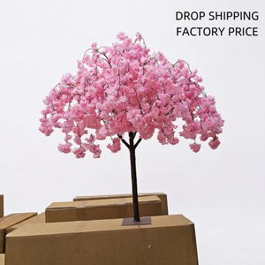 Árbol de Flores de Cerezo Artificial LEDA, Color Blanco, Centro de Mesa para Bodas, Decoración con Flores de Seda para Eventos y Fiestas, Alquiler de Decoración - Product Image 6