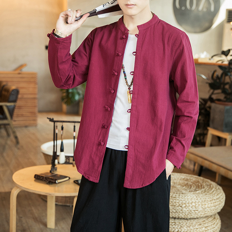 China tradicional hombre tapas chino acolchado chaqueta oriental abrigos  hombres espesor chino tejido ropa hombres FF020 | Linio México -  GE598FA0P51G1LMX