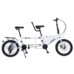Vélo tandem trois places Design pliant pratique <span class=keywords><strong>pour</strong></span> <span class=keywords><strong>deux</strong></span> <span class=keywords><strong>personnes</strong></span> faisant du vélo double 2 places - Product Image 2