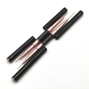 Nouveau 2025 Pinceau à Lignes Gel pour Ongles Marque Privée, Ultra Fin, Brosses de Peinture Liner, Kit de Pinceaux Nail Art Double Tête 15mm 25mm avec Capuchon - Product Image 6