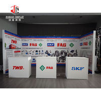 Stand d'exposition modulaire personnalisé avec éclairage LED et graphiques en tissu SEG, boîte lumineuse pour salon professionnel, idéal pour la promotion de marques de vêtements