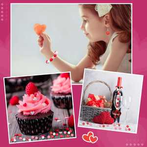 90 Uds. Cuentas de madera redondas de colores pulidos 16mm Día de San Valentín DIY adornos de joyería decoración del hogar suministros para manualidades - Product Image 5